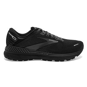 Brooks Adrenaline GTS 22 Mens Road Running Shoes Black/Grey | USA-HMQ194836